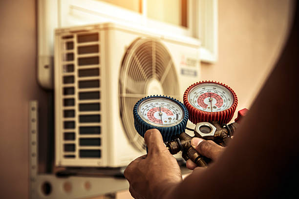 Professional Ductwork Repair technician working in West Newton, MA
